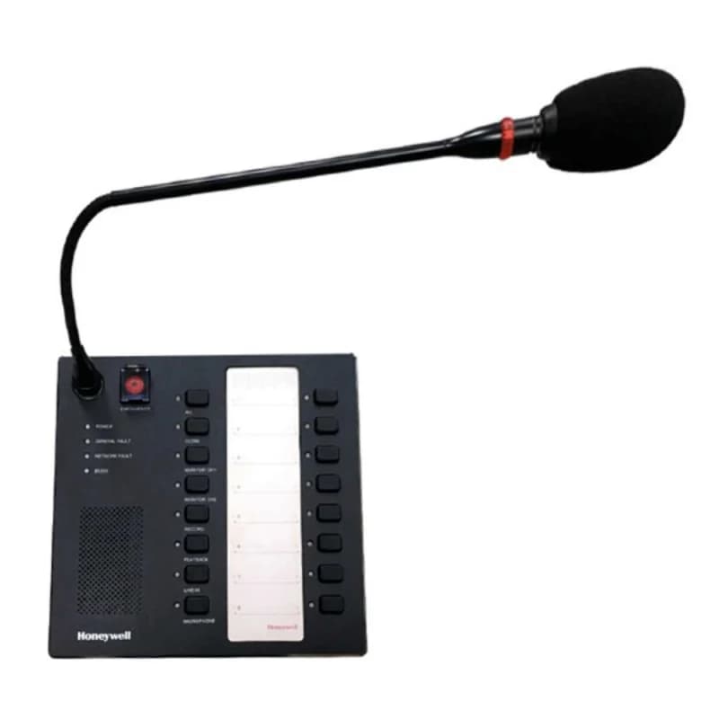 Honeywell X-NPMK-B Ağ Tabanlı Çağrı Konsolu – X-618 PA/VA Sistemleri İçin Dijital Paging İstasyonu - ACİL ANONS ÜRÜNLERİ - Honeywell Yangın